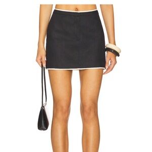 Lovers + Friends Black Mini Skirt